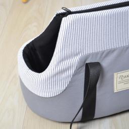 Mochila para transportar cachorro de estimação, respirável, confortável, portátil, bolsa de viagem para gato pequeno chihuahua, tote único de ombro - Image 4