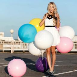 Balões redondos de látex de 36 polegadas, balão grande de 90cm, para decoração de festa de aniversário e casamento, bola de ar inflável, 1 peça - Image 2