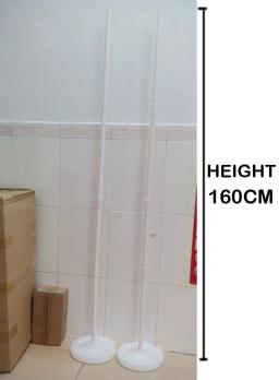 Balões de suporte vertical para casamento/festa, 160cm, decoração, coluna, arco, casa e jardim, suprimentos para festas, bases + palitos + balões - Image 4