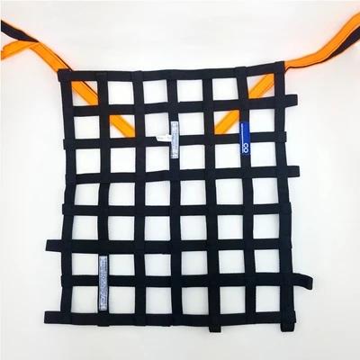 Rede de Segurança para Carro Monster 20"x17" - Protetor de Janela para Corrida e Drift em Vermelho e Preto