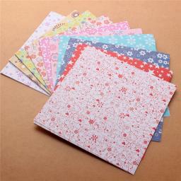72 Folhas 15X15 cm Color Mix Quadrado de 12 Tipos de Padrões Artesanato de papel Origami Dobradura Flor De Papel Papéis Estampados DIY Kid presente - Image 5