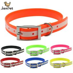 Coleira de cães de estimação, de alta qualidade, tpu + nylon, brilhante, noturna, reflexiva, desodorante, à prova d'água, suprimentos para animais de estimação - Image 1