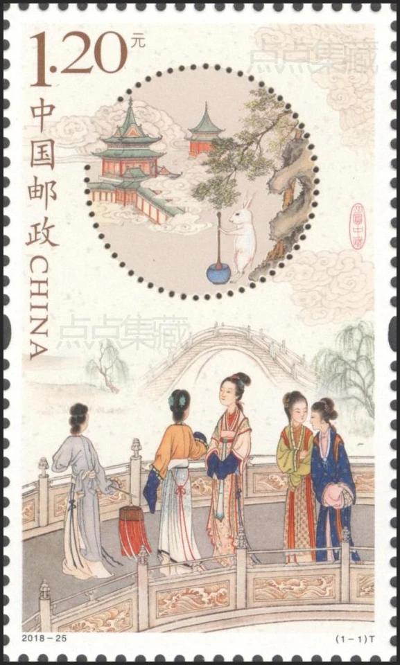 Coleção de Selos Postais do Festival de Outono de 2018 a 2025 na China
