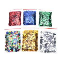 Confetes de mesa brilhantes, peças 1000/3000 peças 6/10mm, decoração de festa de casamento, brilho, azul, dourado e prata, venda imperdível - Image 1