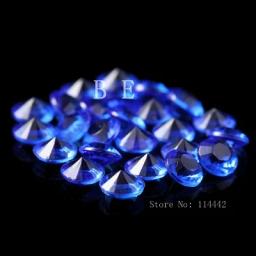 Confete de diamante acrílico 100 com 12 cores em estoque 10mm cristais de espalhamento de mesa de casamento decoração - Image 2
