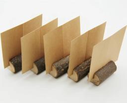 Números de mesa porta cartões de madeira, 5 peças, local de casamento, suporte de cartão, estante de decoração da casa artesanato de madeira natural de madeira - Image 5