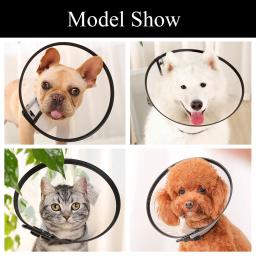 Hoopet-coleira eletrônica de animais de estimação, cão, gato, previne mordida e coleira, capa de pulôver - Image 4