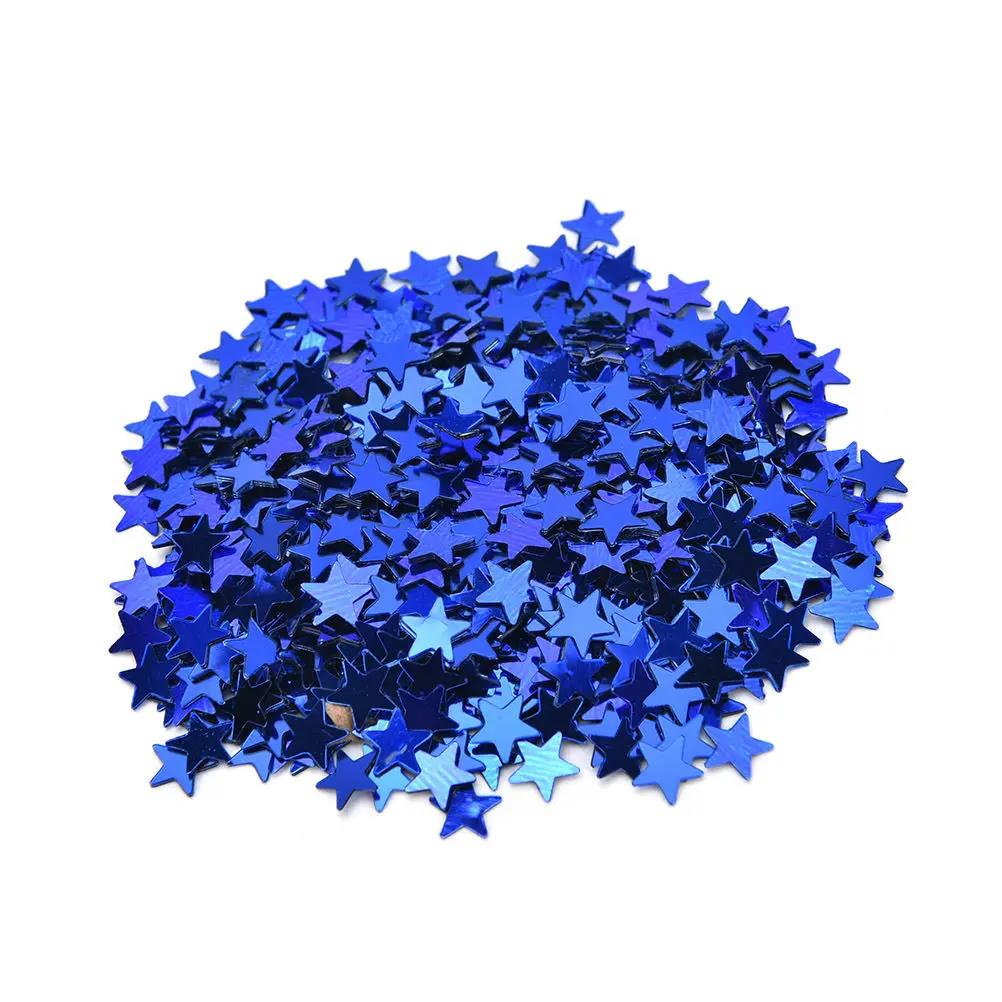 Confetes de mesa brilhantes, peças 1000/3000 peças 6/10mm, decoração de festa de casamento, brilho, azul, dourado e prata, venda imperdível - Image 1