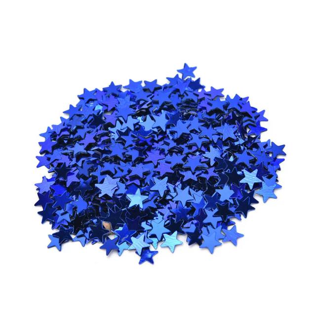 Brilhosas Confetes de Mesa em Azul, Dourado e Prata - Pacotes de 1000 a 3000 Peças para Decorar Festas de Casamento