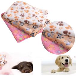 Cobertor macio de lã artesanal para animais de estimação, colchonete, toalha de cobertura, pequeno, médio, cães grandes, filhote, fofo, quente, 3 tamanhos - Image 2