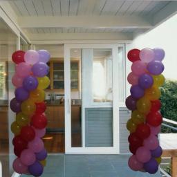Balões de suporte vertical para casamento/festa, 160cm, decoração, coluna, arco, casa e jardim, suprimentos para festas, bases + palitos + balões - Image 3