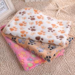 Cobertor macio de lã artesanal para animais de estimação, colchonete, toalha de cobertura, pequeno, médio, cães grandes, filhote, fofo, quente, 3 tamanhos - Image 1