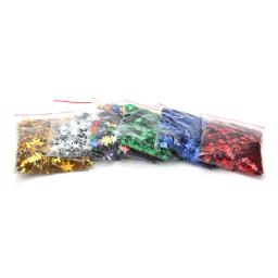 Confetes de mesa brilhantes, peças 1000/3000 peças 6/10mm, decoração de festa de casamento, brilho, azul, dourado e prata, venda imperdível - Image 3
