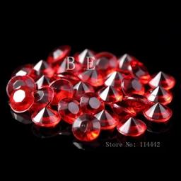 Confete de diamante acrílico 100 com 12 cores em estoque 10mm cristais de espalhamento de mesa de casamento decoração - Image 3