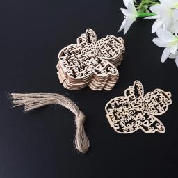 Ornamentos vazados de madeira para boneca de anjo, enfeites de pingentes para projetos de arte diy, decoração de festa de natal com 12 unidades - Image 6