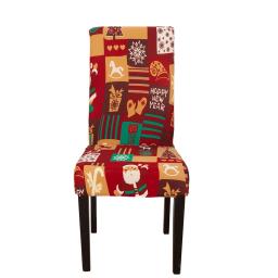 Presente de natal decoração cadeira capa para festa cadeira slipcover estiramento capas para animais de estimação material elástico - Image 4