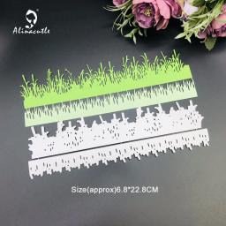 Metal Corte morre para Scrapbooking Papel Artesanato, Metal Slimline, Grama Cut, Handmade Album Card, Soco Arte Faca, gravado morre, 2 PCs - Image 6