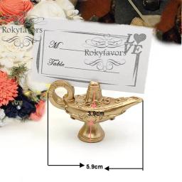 70 peças prendedores de cartões com lâmpada dourada, lembranças para festa com cartão de papel, tema mágico, presente de aniversário, casamento, chuveiro e decoração de mesa - Image 6