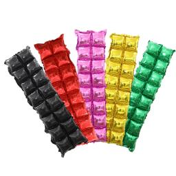 Balões de folha de lantejoula para decorações de festa, ouro, prata, rosa, dupla linha, fundo quadrado, decoração de aniversário, 4pcs - Image 6