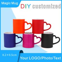 350ml 12oz caneca mágica impressão diy transferência de água quente cor copo de cerâmica logotipo foto personalizar imagem arábia saudita transporte direto - Image 5