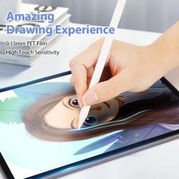 Paper Feel Screen Protector Film, Matte PET, Pintura, Escrever, iPad Pro 11, 7, 8, 9th, 10.2, Air 4, 5, 10.9, 10th Gen, 10.5, 9.7, mini 4, 5, 6 - Image 6