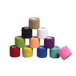 50rolls pet auto-adesivo elástico bandagem gato do cão gaze fixação conjunta ferida curativo bandagem ajuda nonwovens cor clínica suprimentos - Image 4