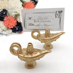 70 peças prendedores de cartões com lâmpada dourada, lembranças para festa com cartão de papel, tema mágico, presente de aniversário, casamento, chuveiro e decoração de mesa - Image 3