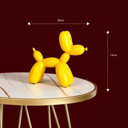 Balão de resina para decoração da casa, balão criativo fofo de animal nórdico moderno, decoração de casa, arte em artesanato, decorações de mesa - Image 6