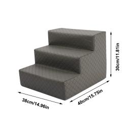 Esponja lavável portátil Escadas para Animais de Estimação, 3 Camadas, Sofá-cama para cão e gato, Anti-Slip Pet Supplies - Image 6