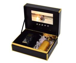 Caixas De Presente De Flores Com Display LCD, Luxuosa Caixa De Vídeo, Personalizável, Festa De Casamento, Novo Estilo, 7 polegadas - Image 2