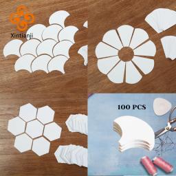 Patchwork interface tecido modelo de papel placa artesanal pano diy ferramenta materiais 24 especificações 100 unidades/pacote tj1802 - Image 6