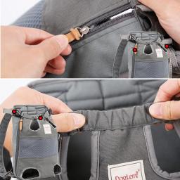 Pet mochila transportadora para cães de gato saco de viagem do cão frente de transporte para animais pequenos cães médios filhote de cachorro bulldog mochila para perro - Image 3