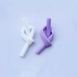 Canudos de silicone reutilizáveis, 6 peças, grau alimentar, reto, curvo, canudo de beber com conjunto de escova de limpeza, acessório de bar para festa - Image 4