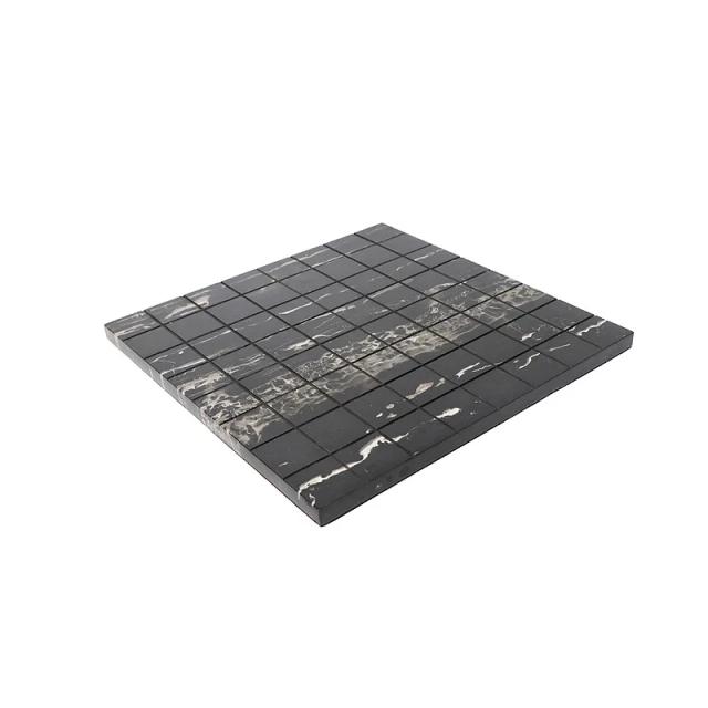 Quadro de Xadrez de Mármore Moderno para Decoração do Quarto com Peças Minimalistas Nórdicas em Estilo Abstrato e Luxo Acessível