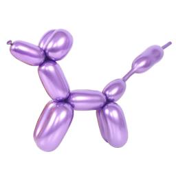 Tira de metal engrossado magia tira balão metálico chrome baloons cor misturada longa balões casamento aniversário atacado - Image 3
