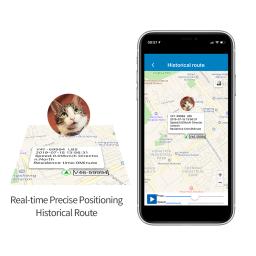 Mini rastreador gps para animais de estimação, dispositivo de rastreamento gps para cães e gatos, à prova d'água, ip67, monitor de voz, comunicação por voz bidirecional - Image 4