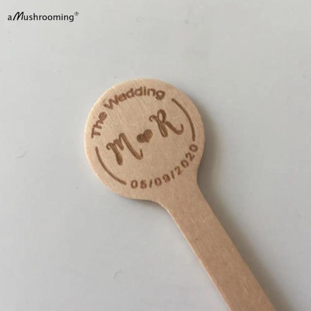 Varas de Cocktail Personalizadas X50 para Casamentos e Festas: Agitadores Exclusivos para Decoração e Peças Centrais