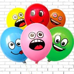 Balões de látex com smile, 10 peças, 12 polegadas, decoração de festa de aniversário, símbolo de expressão do balão, brinquedos para crianças - Image 2