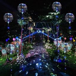 Balões luminosos de led para natal, balões transparentes de hélio para decoração de festas de aniversário e casamento - Image 4