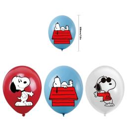 Decorações de festa de aniversário para crianças, Happy Birthday Banner, Bolo Bandeira, Balões de látex, Cupcake Toppers, Animal Pet, Cão branco, Feriados Presentes - Image 4