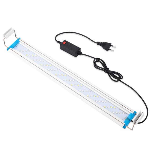 Lâmpada de Aquário LED com 3 Modos de Ajuste para Paisagismo e Iluminação de Tanques de Peixes 90-260V
