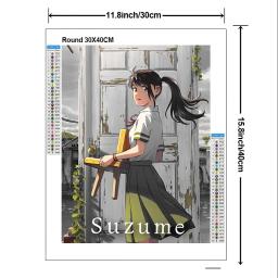 Suzuki-kit de pintura diamante, bordado 5D, pintura a óleo, artesanal, arte do mosaico, decoração home, novo, 2024 - Image 3