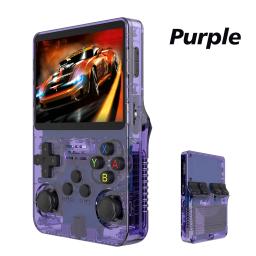 R36S Console de videogame portátil retro, sistema Linux, 3.5 Polegada tela IPS, R35s Pro, Pocket Video Player portátil, 64GB jogos, 128G - Image 2
