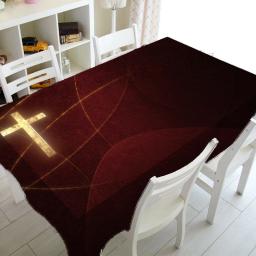 Toalhas De Mesa De Pentecostes Para Decoração De Festa, Resistente A Manchas, Casa, Cozinha, Restaurante, Whitsunday, Corredor De Mesa, Acessórios De Festa - Image 4
