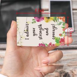 Mini Citação Cartões Adequado para Aniversários e Festivais, Palavras Positivas, Grato, 72Pcs - Image 3