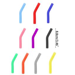 10 peças pontas canudos metal borracha grau alimentício cobre pontas canudo silicone adequadas apenas para - Image 6
