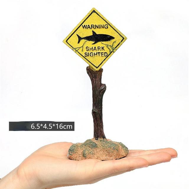 Decoração de Aquário com Ornamentos de Resina para Paisagismo e Acessórios de Fundo inspirados em Peixes