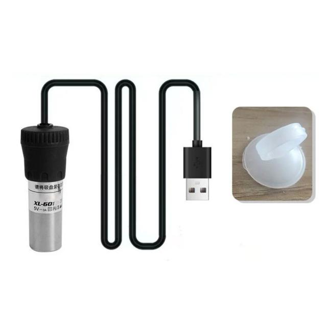 Aquecedor Submersível Ajustável para Aquários com Display Digital e Controle Externo de Temperatura USB, 20W e 25W, Faixa de 18-34 °C