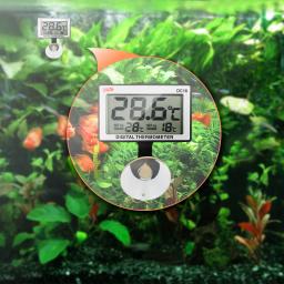 Mini termômetro digital lcd para aquário, termômetro e medidor de temperatura digital lcd com alarme para aquário, suprimentos aquáticos para animais de estimação - Image 2