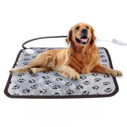 Impermeável ajustável anti-mordida pet aquecimento pad, cobertor elétrico, colchão do cão, cama quente, produtos de cachorro, inverno - Image 1